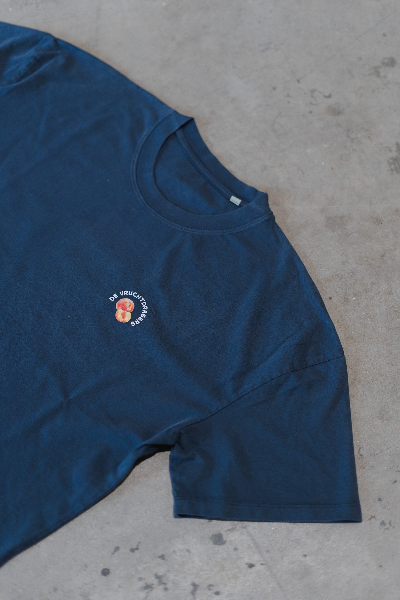 Vruchtdragers Oversized T-shirt man Washed blue