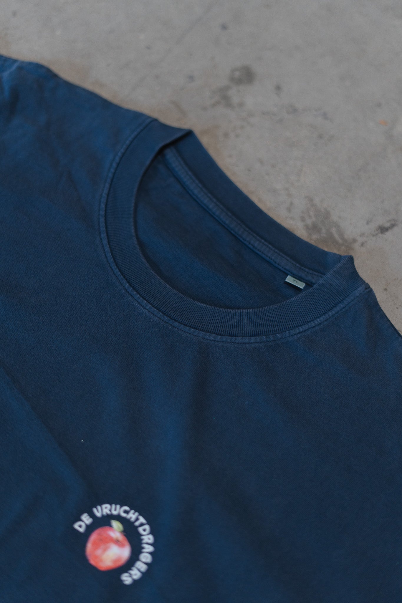 Vruchtdragers Oversized T-shirt man Washed blue