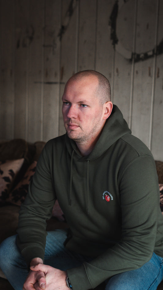 Vruchtdragers Hoodie Khaki green