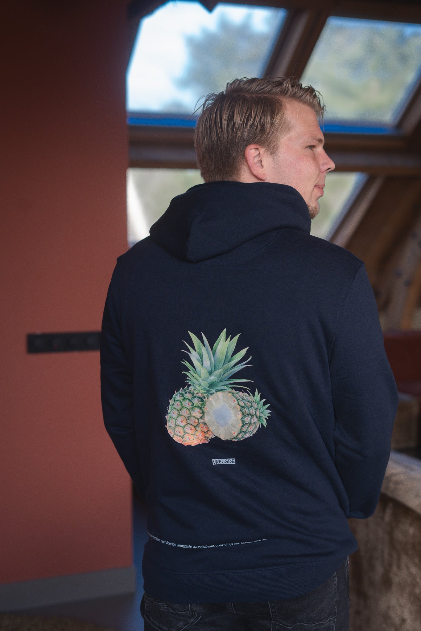 Vruchtdragers Hoodie Navy Blue