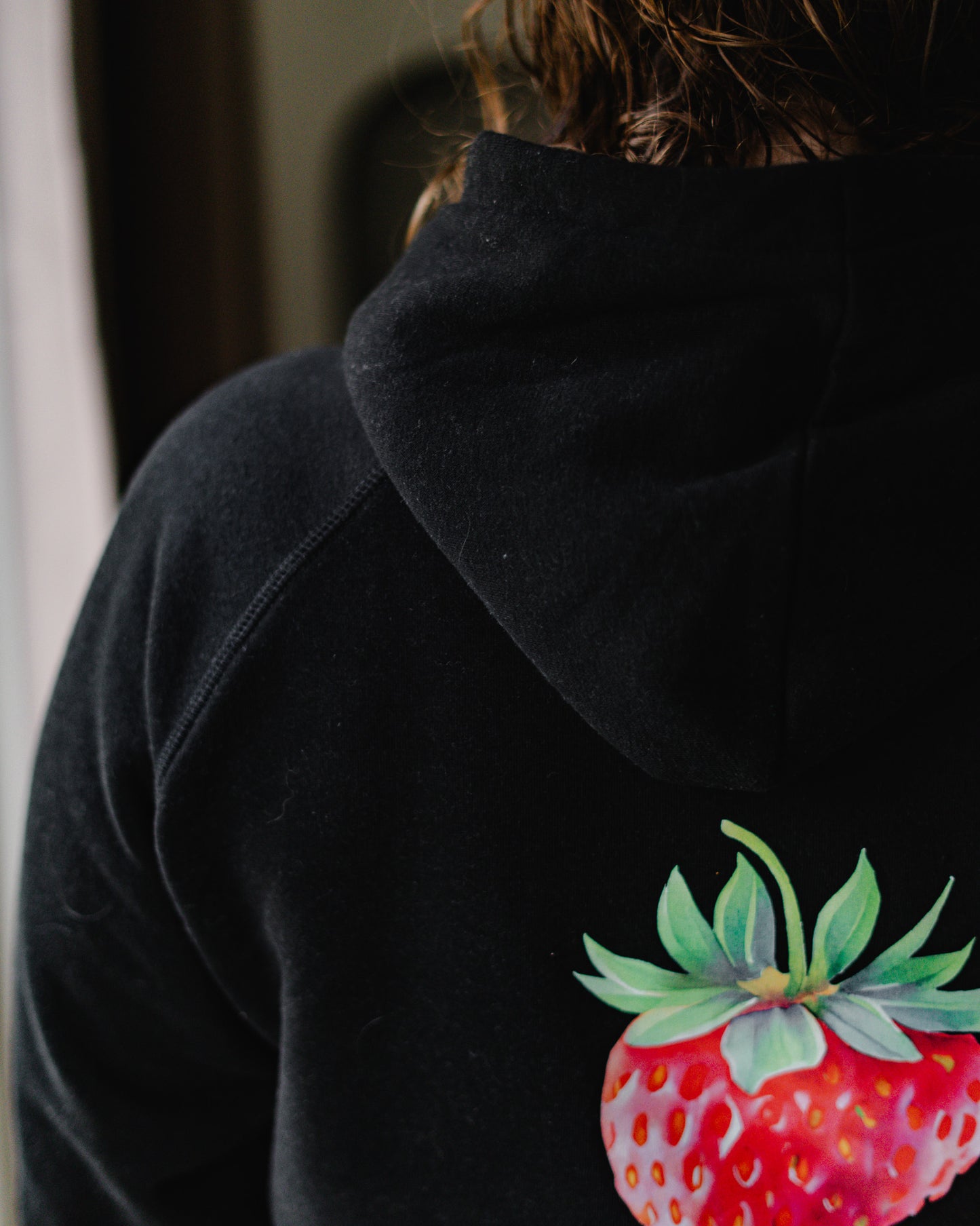 Vruchtdragers Dames Hoodie Black
