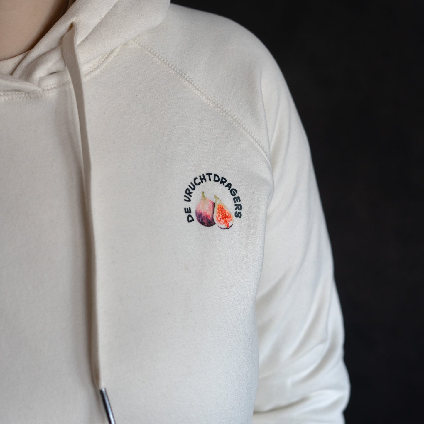 Vruchtdragers Dames Hoodie Ivory white