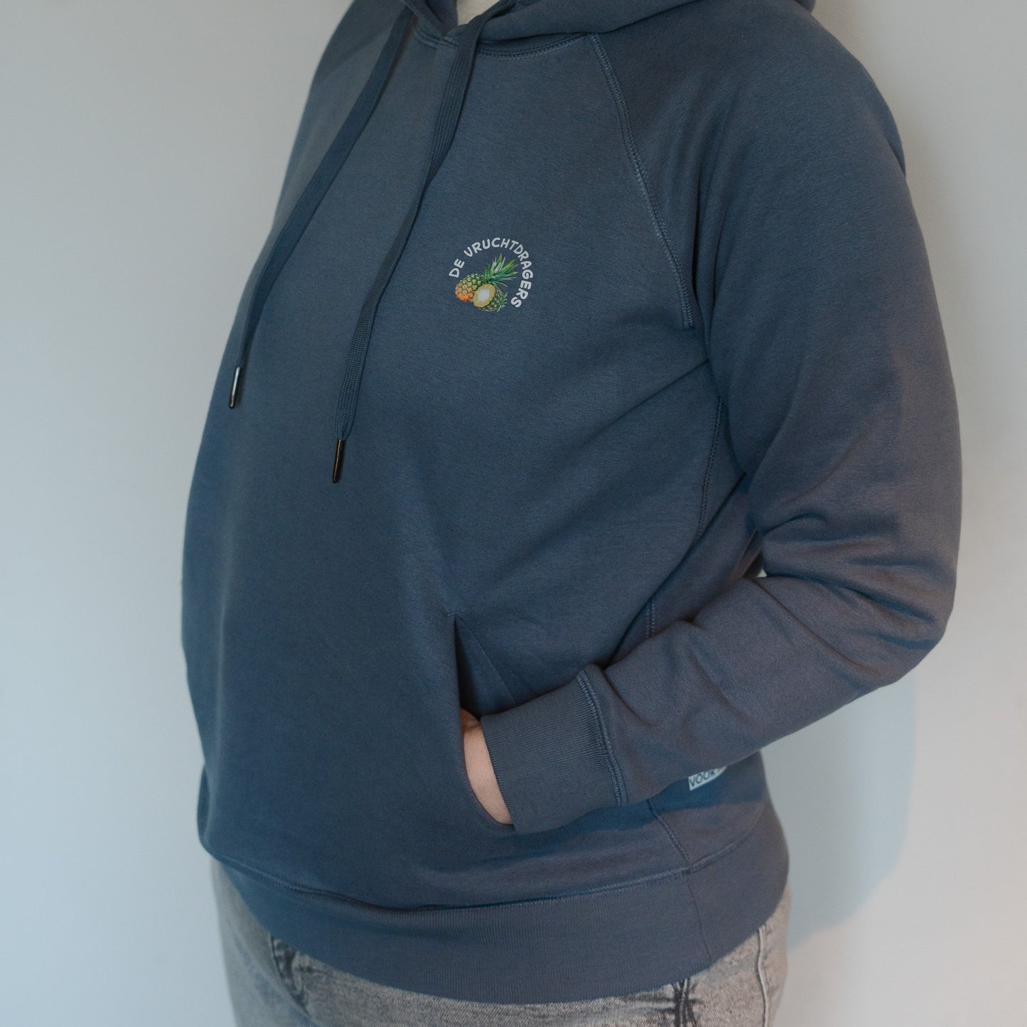 Vruchtdragers Dames Hoodie Mineral Grey