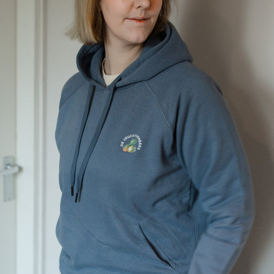 Vruchtdragers Dames Hoodie Mineral Grey