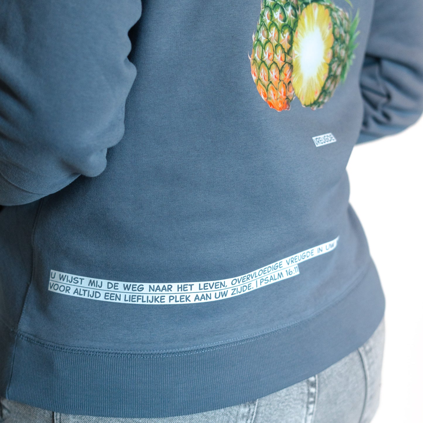 Vruchtdragers Dames Hoodie Mineral Grey