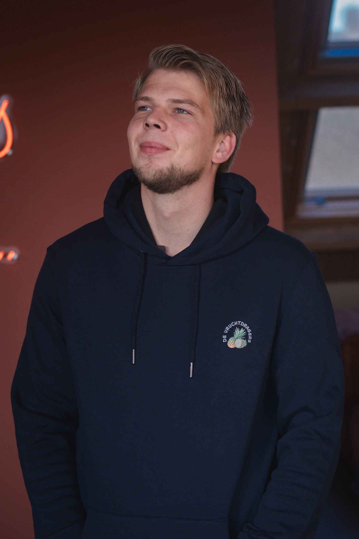Vruchtdragers Hoodie Navy Blue
