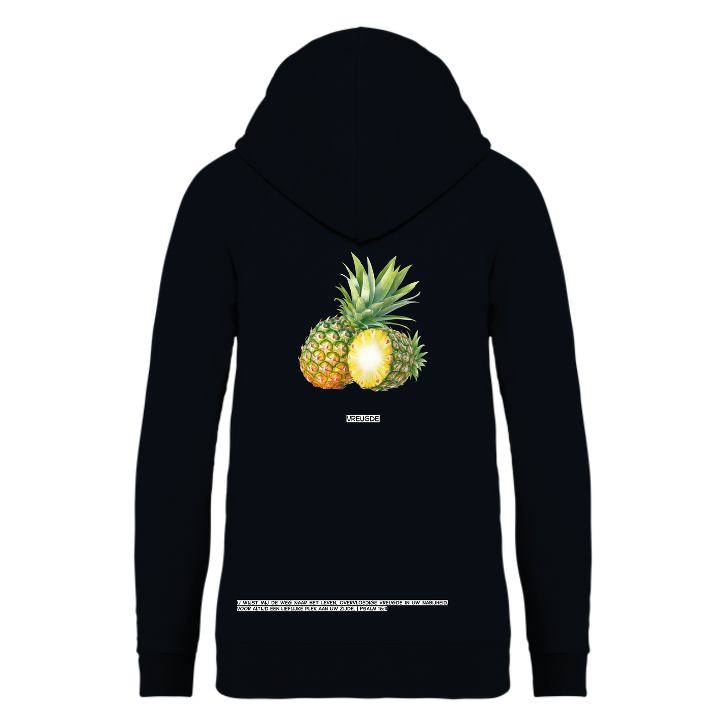 Vruchtdragers Dames Hoodie Black