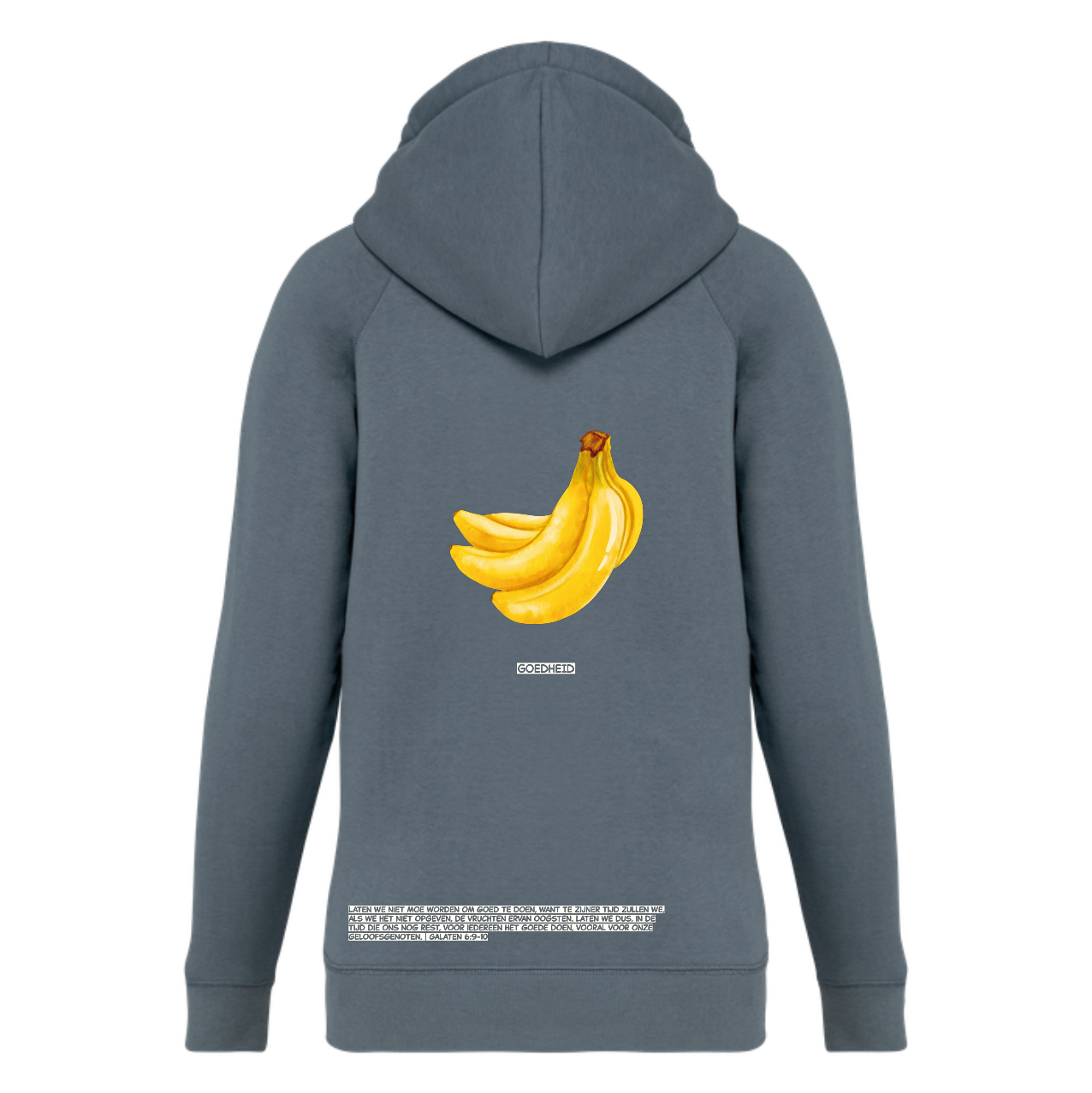 Vruchtdragers Dames Hoodie Mineral Grey