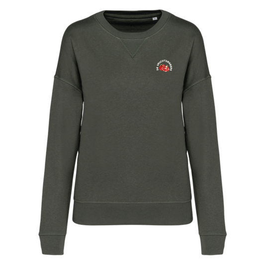 Vruchtdragers Dames Trui Khaki Green