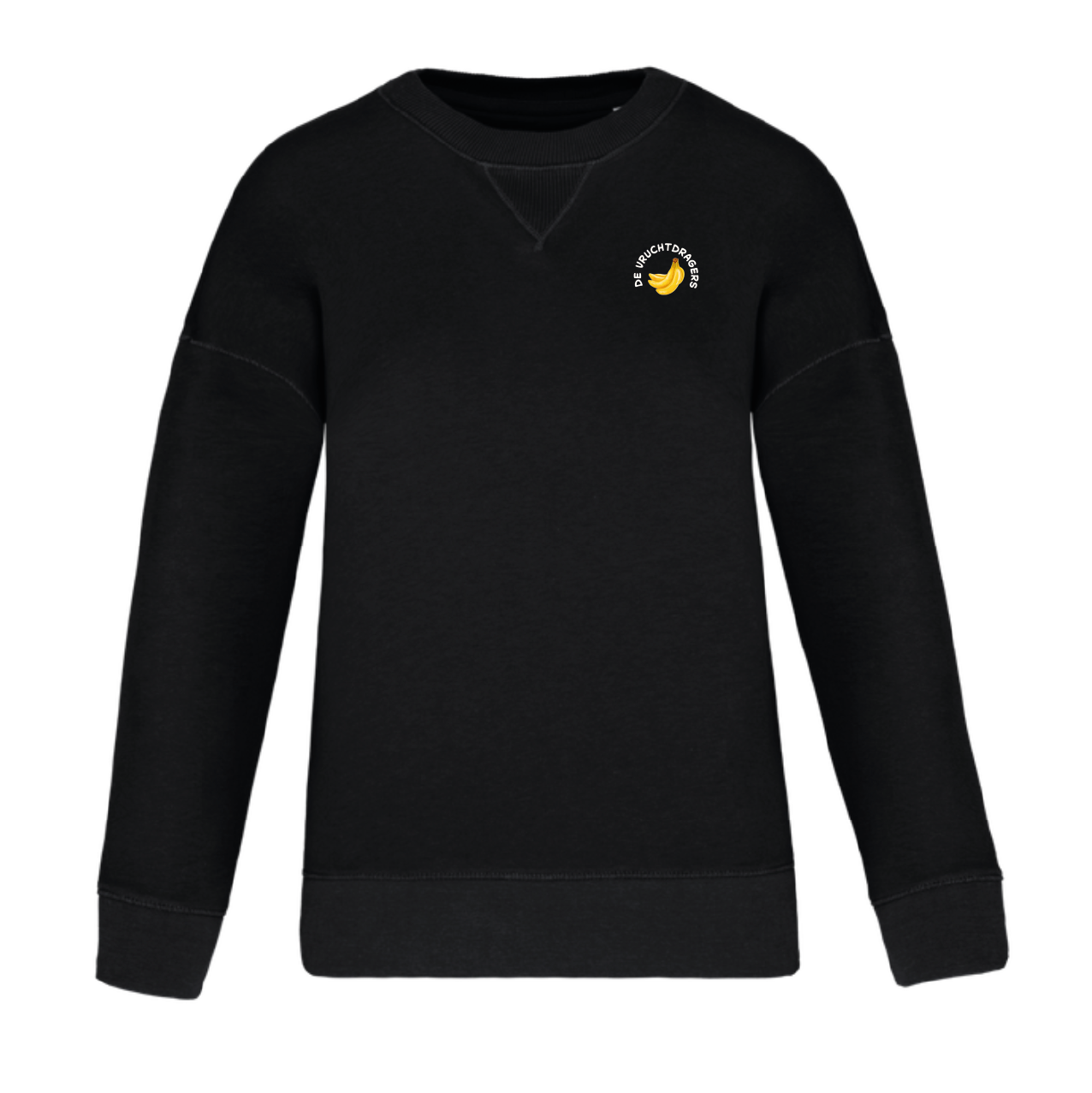 Vruchtdragers Dames Trui Black