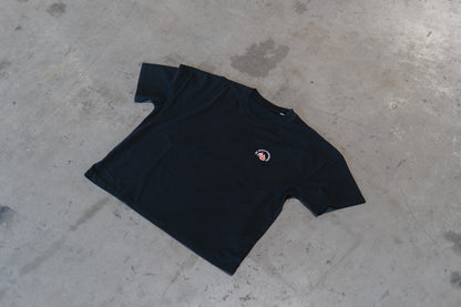 Vruchtdragers Oversized T-shirt Dames Washed black