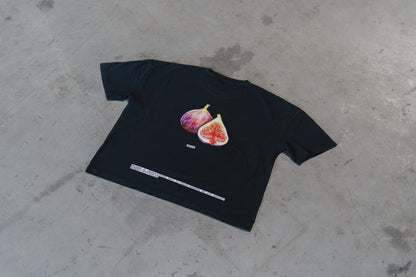 Vruchtdragers Oversized T-shirt Dames Washed black