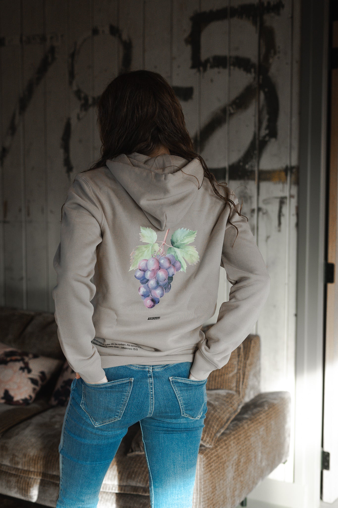 Vruchtdragers Hoodie Wet sand