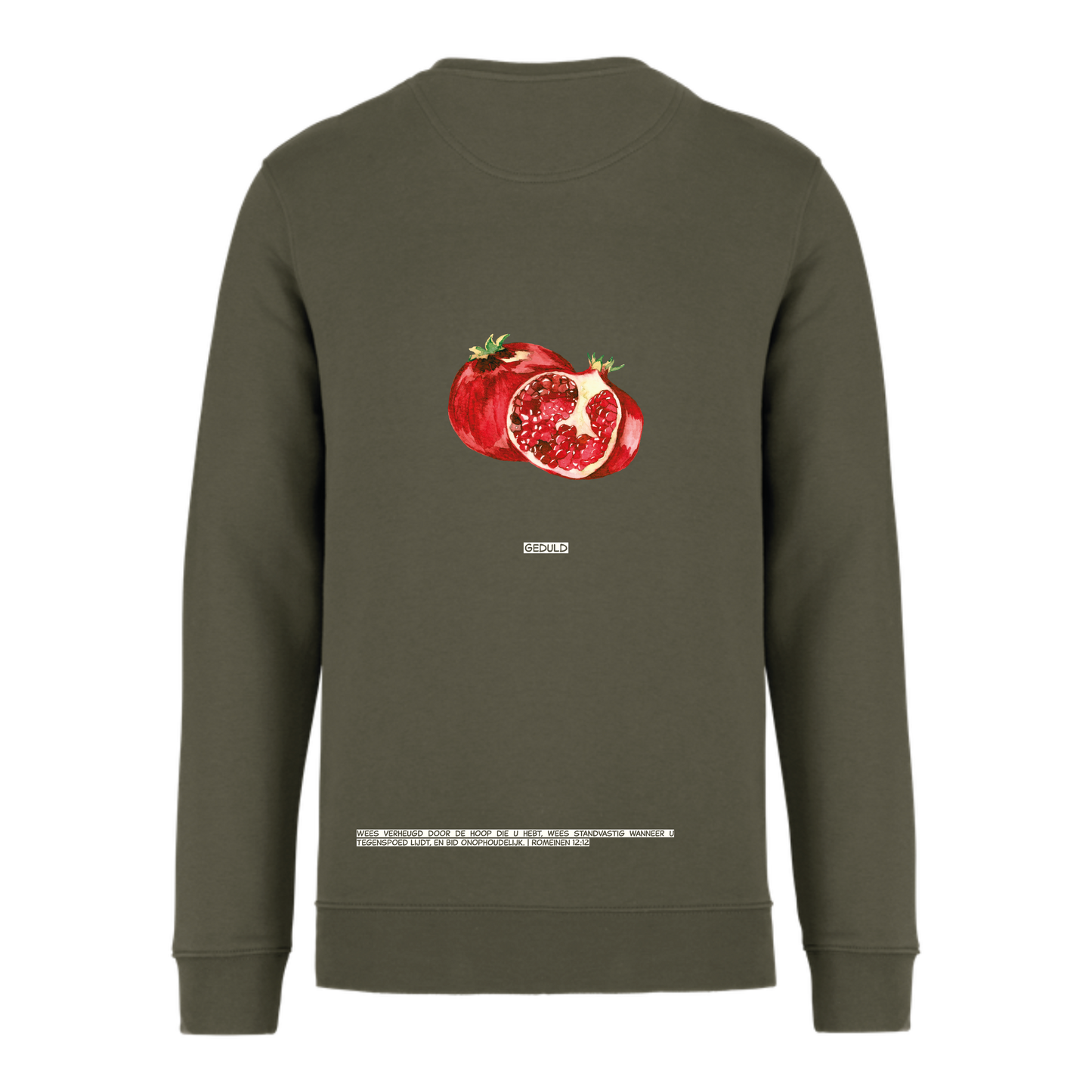 Vruchtdragers Dames Trui Khaki Green