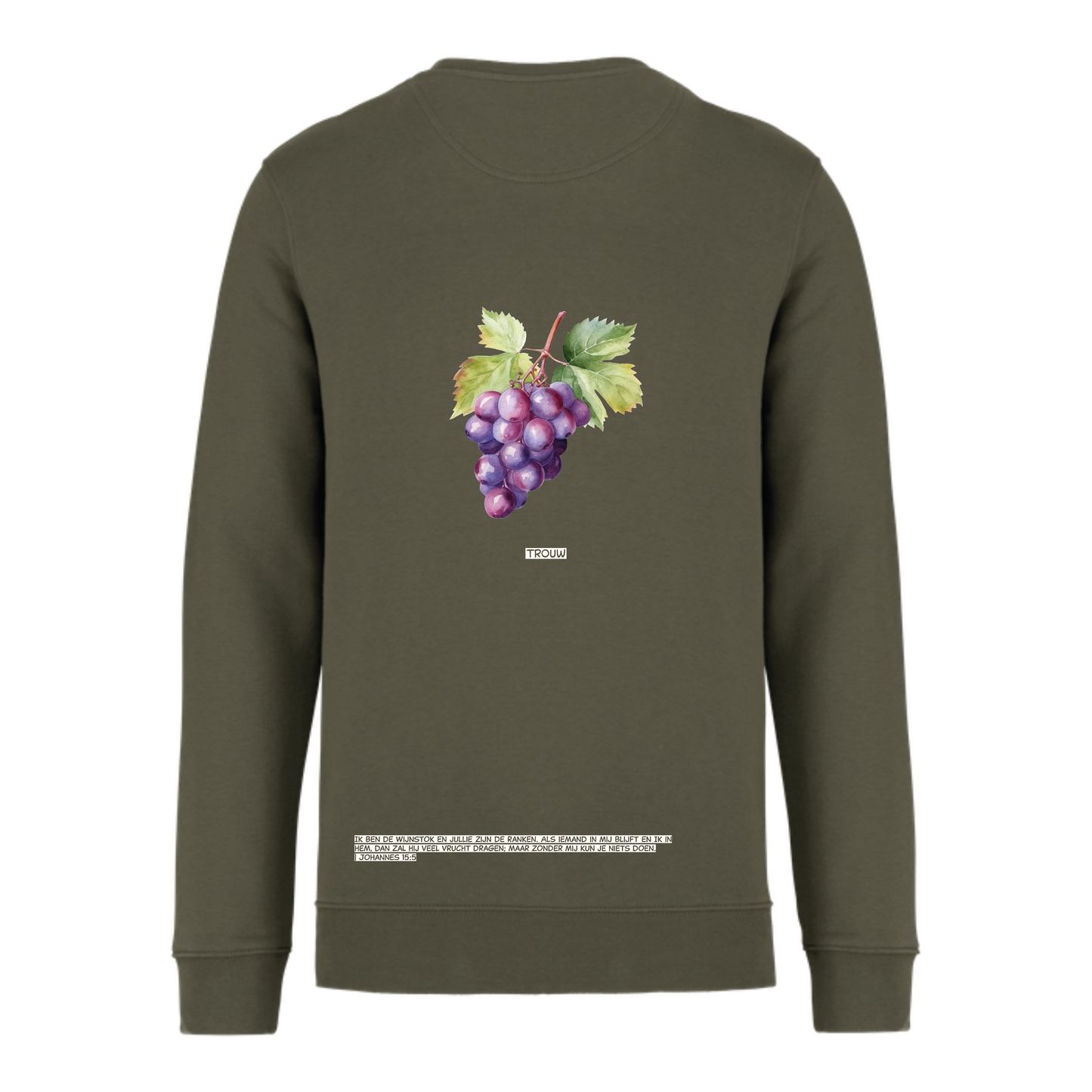 Vruchtdragers Trui Khaki Green