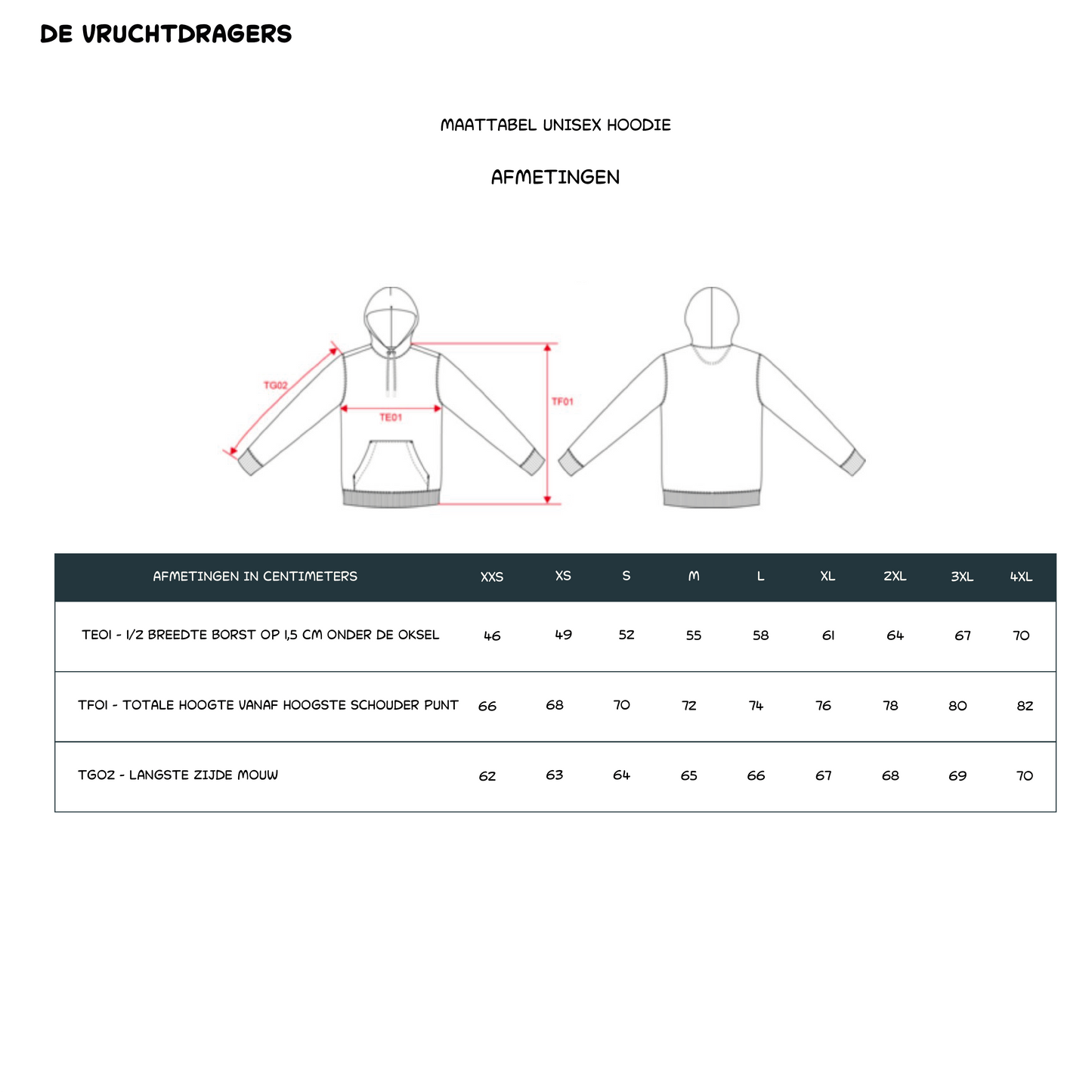 Vruchtdragers Hoodie Wet sand